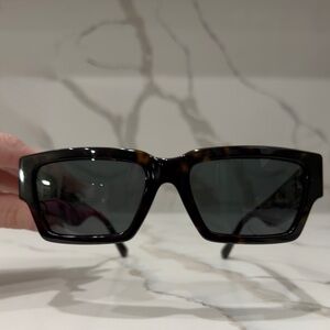 Versace Sunglasses with Gold Accents